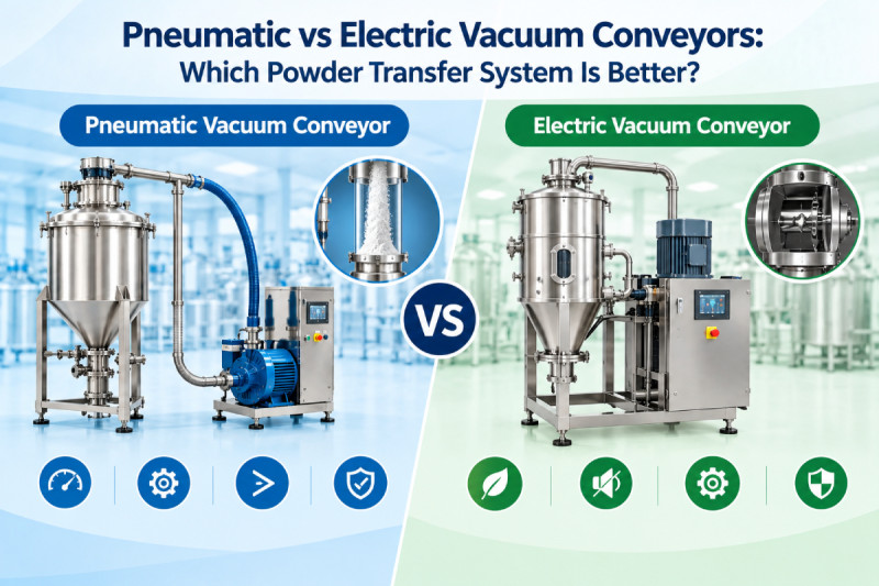 Pneumatic vs Electric Vacuum Conveyors: Which Powder Transfer System Is Better?