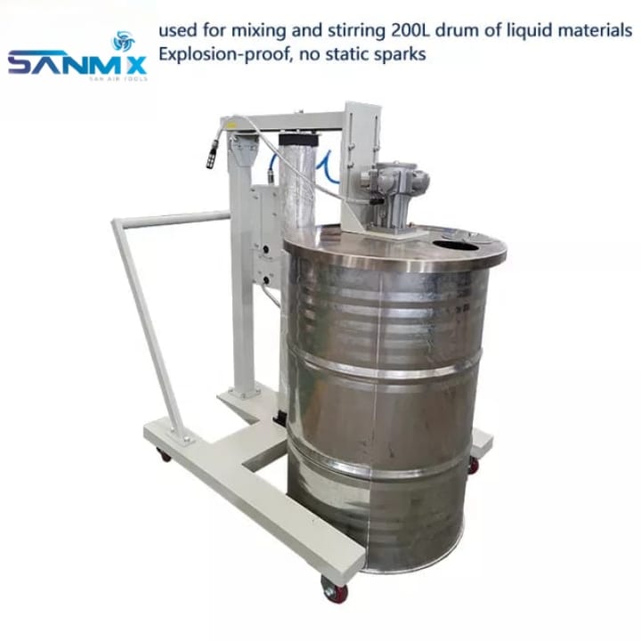 SAN AIR Pneumatic Drum Stirrer Pneumatic Lift - PDPL